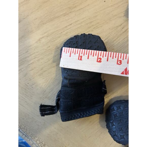 Dog Shoes Large All Weather Hot Surfaces Snow Cold Waterproof Black True Love - Picture 4 of 9